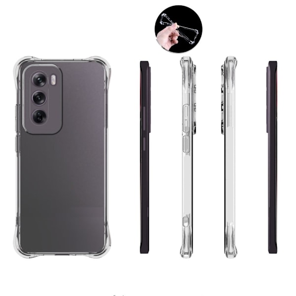 Lux-Case Airbag Oppo Reno12 skal Transparent