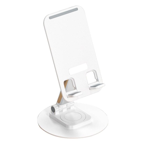 Universal aluminum alloy phone and tablet bracket - White White