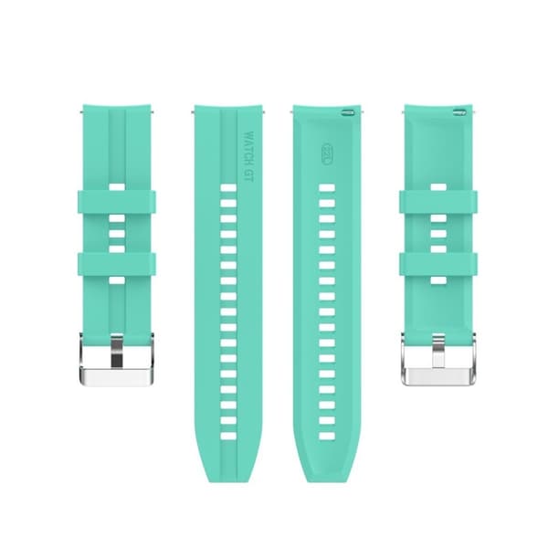 22 mm silikoneurrem til Amazfit-enheder - Cyan Green