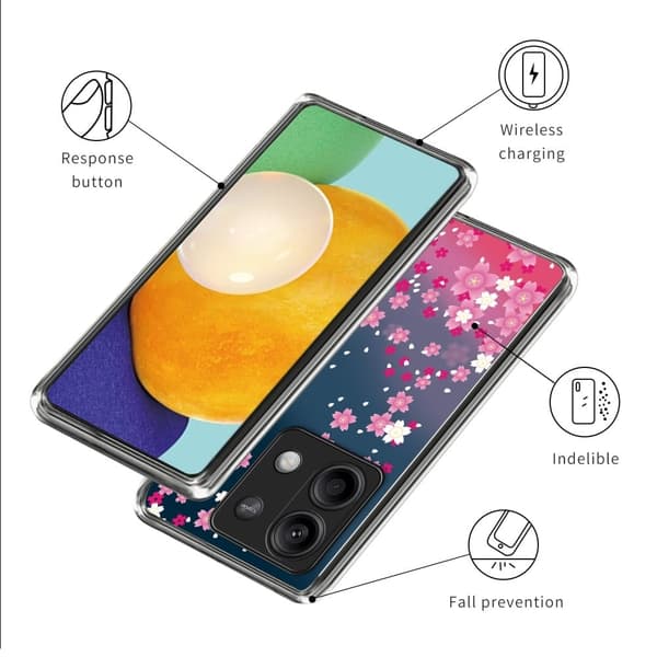 Deco Xiaomi Redmi Note 13 cover - Style J Pink