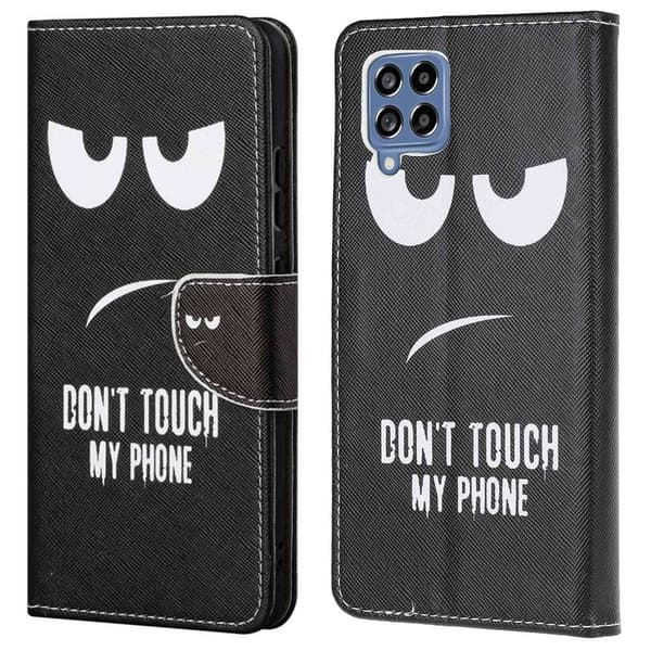 Wonderland Samsung Galaxy M33 5G flip-etui - Ikke Rør Telefonen Min Black