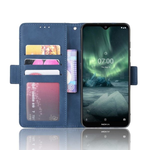 Modernt Nokia 7.2 / Nokia 6.2 fodral med plånbok - Blå Blå