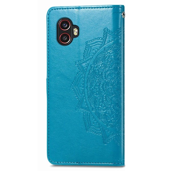 Mandala Samsung Galaxy Xcover 2 Pro / Xcover 6 Pro Läppäkotelo - Sininen Blue