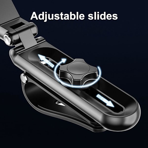 Universaali auto mount takanäkymä puhelin kiinnike Black
