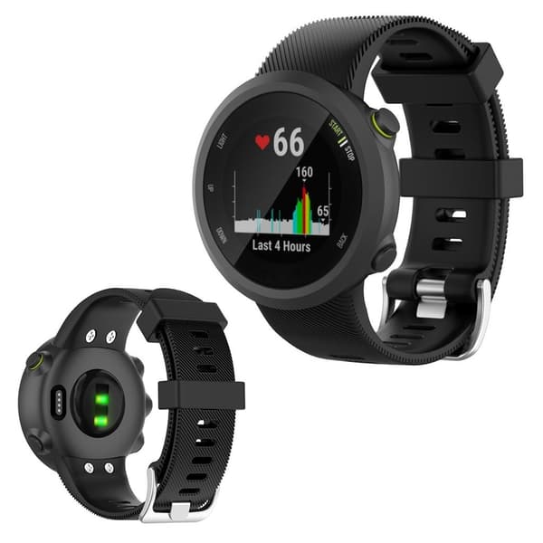 Garmin Swim 2 hållbart klockarmband i silikon - Svart Svart