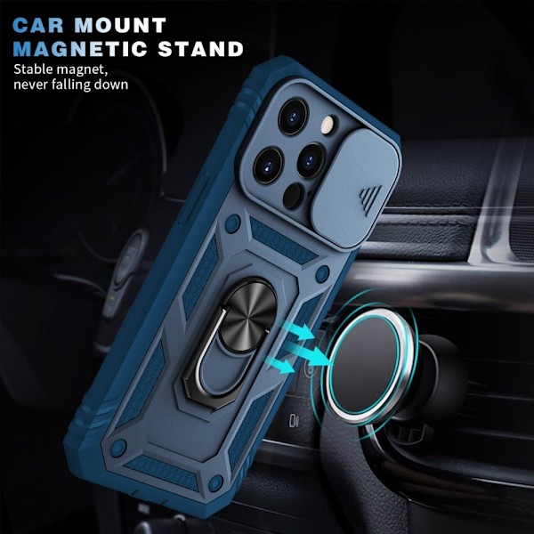 Bofink Combat iPhone 13 Pro kotelot - Safiiri Blue