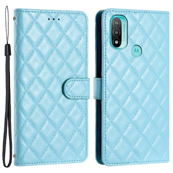 Funktionelt rombe etui med pung Blue