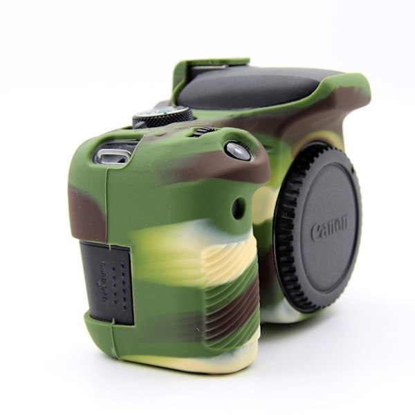 Canon EOS 800D blød silikone beskyttende etui - Camouflage Multicolor