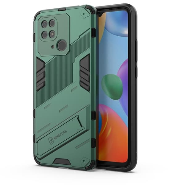 Matt flytende silikondeksel for Xiaomi Redmi 10C - Grønn Green
