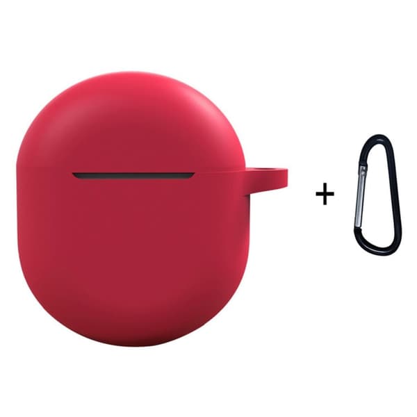OnePlus Buds hållbar silikon fodral - vinröd Röd