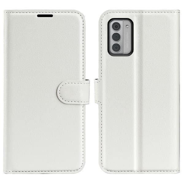 Klassisk Nokia G42 Flip Etui - Hvid White