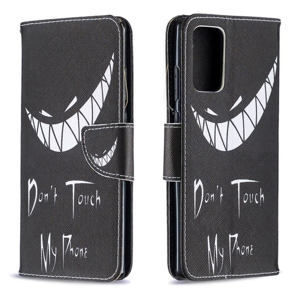 Wonderland Samsung Galaxy Note 20 Flippetui - Do Not Touch My Phone Black