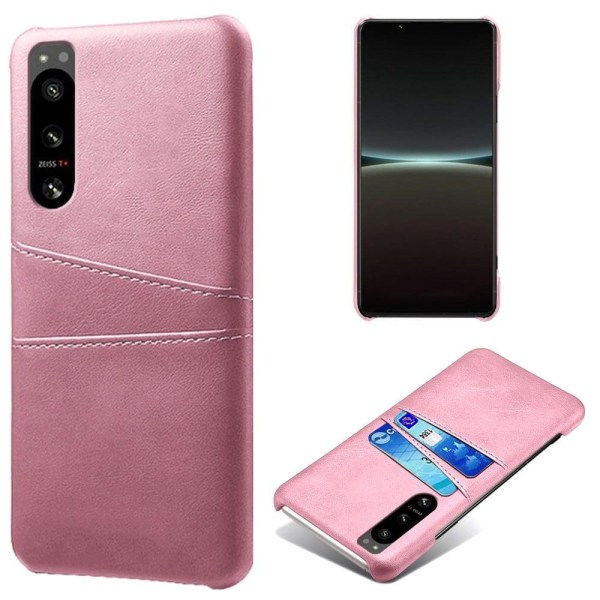 Dual Card Suojakotelo Sony Xperia 5 IV - Ruusukulta Pink