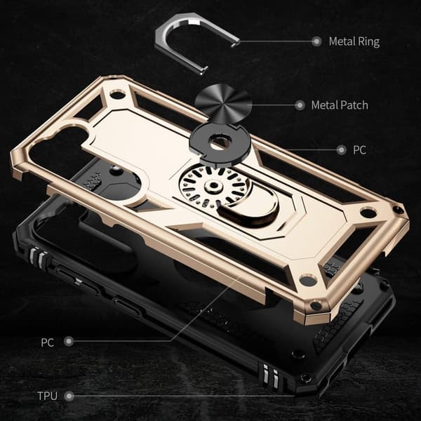 Bofink Combat Samsung Galaxy S23 Plus Etui - Gull Gold