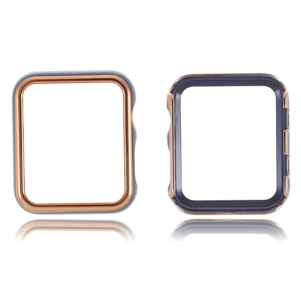 Apple Watch Series 3/2/1 42 mm stilig ramme - Gull / Blå Gold