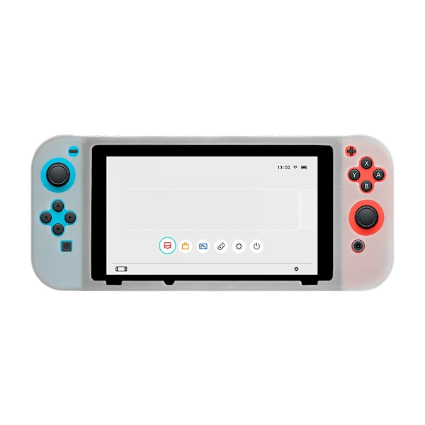 Nintendo Switch Silicone Protective Case Handheld Game Console Shockproof Cover - Transparent Transparent