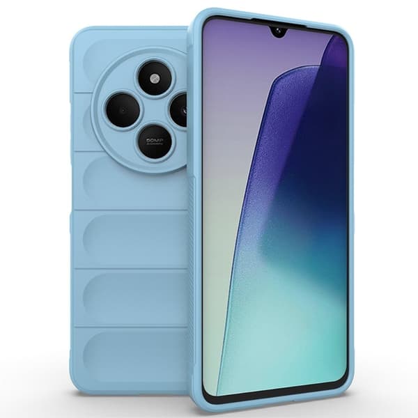 Blødt grebsformet Xiaomi Redmi 14R / Xiaomi Redmi 14C cover - Babyblå Blue