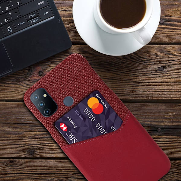 Bofink OnePlus Nord N100 Card Deksel - Rød Red