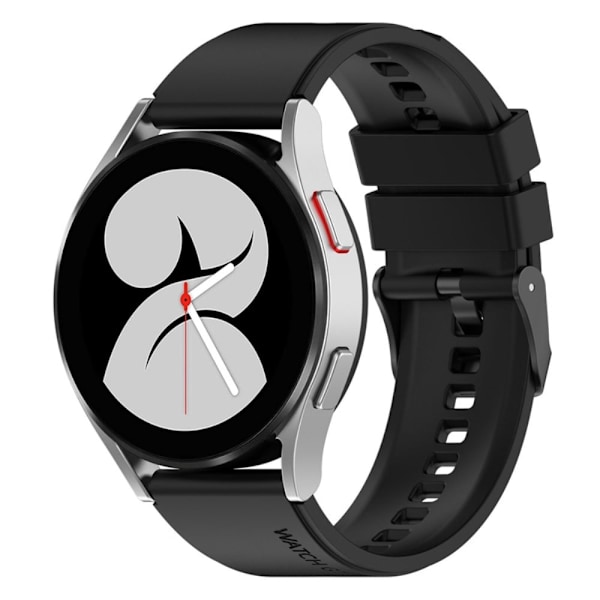 20mm universaali silikoninen ranneke - Musta Black