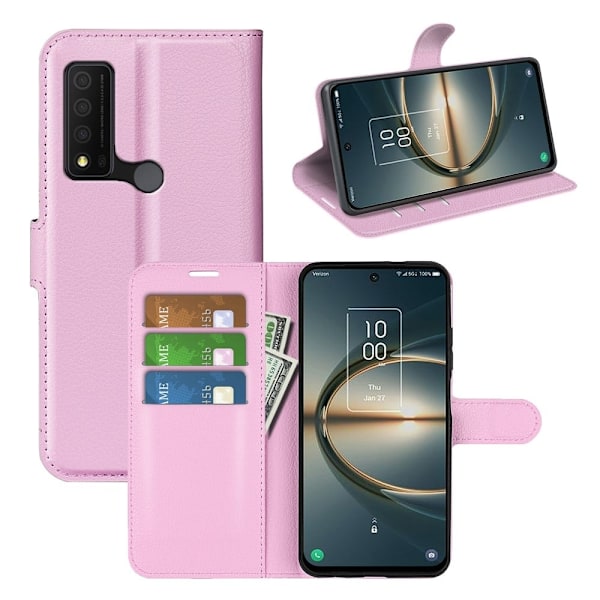 Classic TCL 30 V 5G flip etui - Rosa Pink