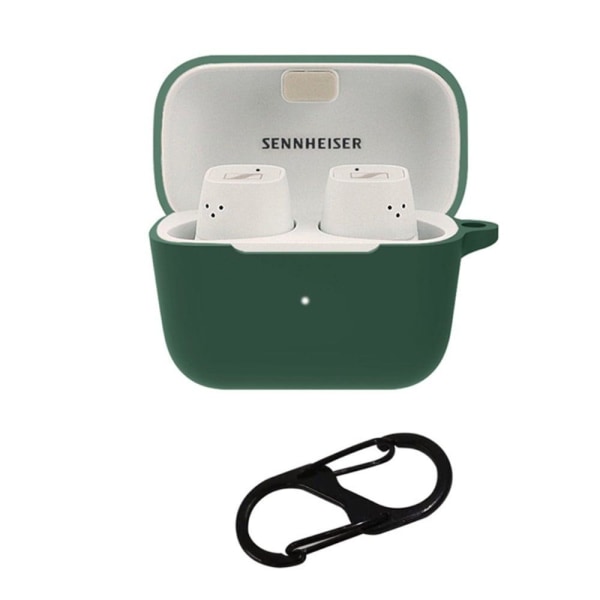 Sennheiser CX 500BT protective case with buckle - Dark Green Green
