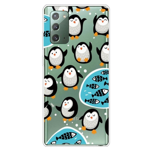 Deco Samsung Galaxy Note 20 case - Little Penguin White