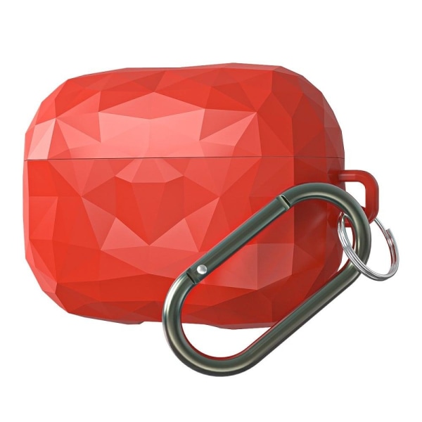 AirPods Pro rhombic style cover with buckle - Red Röd
