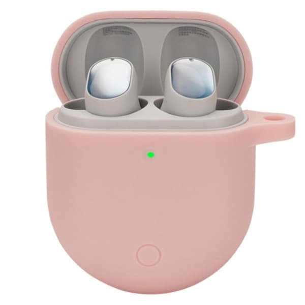Xiaomi Redmi AIrDots 3 silikonfodral med hängande spänne - Rosa Rosa