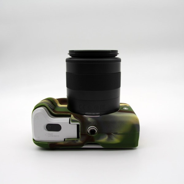 Canon EOS M3 fleksibel blød silikone etui - Camouflage Multicolor