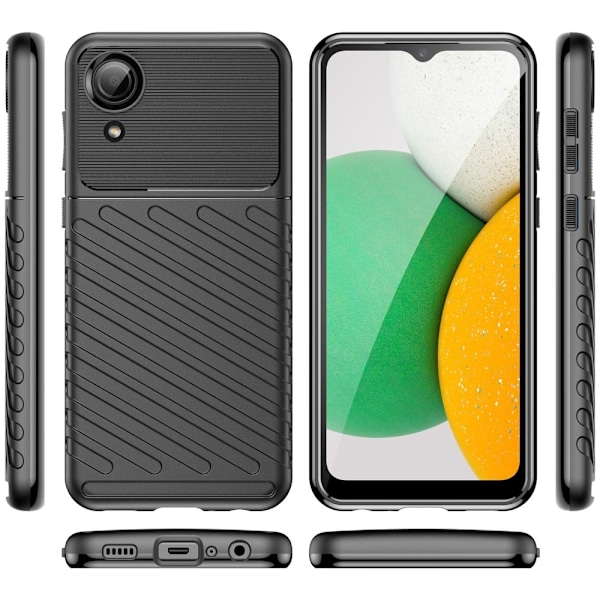 Thunder Samsung Galaxy A03 Core Suojakotelo - Musta Black