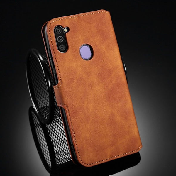 DG.MING Samsung Galaxy A11 Retro etui - brun Brown