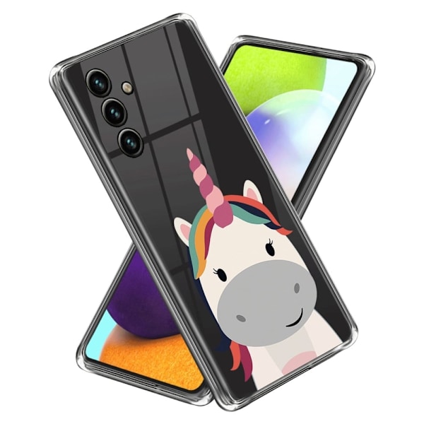 Deco Samsung Galaxy A34 5G skal - Häst Vit