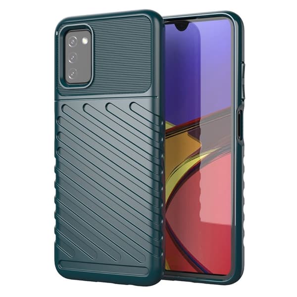Thunder Samsung Galaxy A03s Suojakotelo - Vihreä Green
