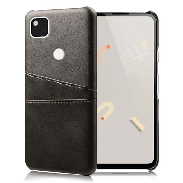 Dual Card cover - Google Pixel 4a - Sort Black