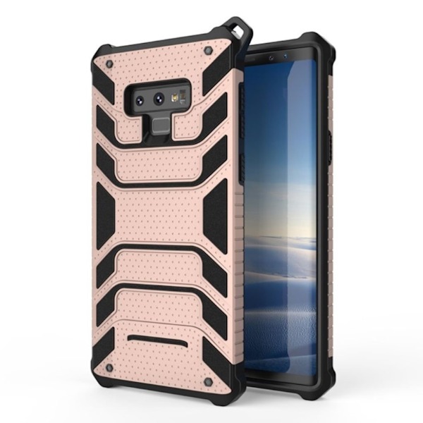 ANGIBABE Spider Series Samsung Galaxy Note9 beskyttelsesetui i kombimaterialer - Rosa Guld Multicolor
