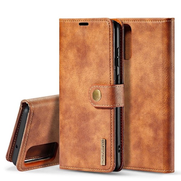 DG.MING Samsung Galaxy S20 Ultra 2-i-1 Wallet Etui - Brun Brown
