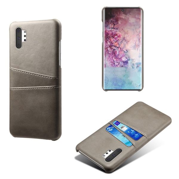 Dual Card Samsung Galaxy Note 10 Pro kuoret - Harmaa Silver grey