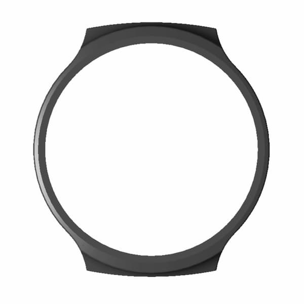 Aigo V8 Case Hard Bumpresistent Half Wrapped Watch Cover - Sort Black