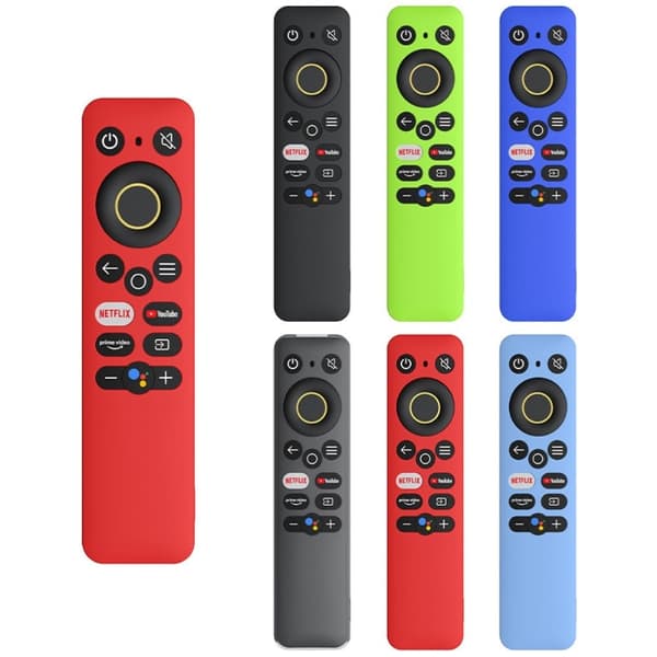 Silikonskydd för fjärrkontroll för Realme Smart TV - Genomskinlig Silvergrå