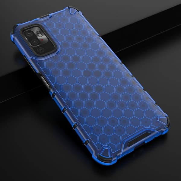 Bofink Honeycomb Xiaomi Redmi Note 10 5G Etui - Blå Blue