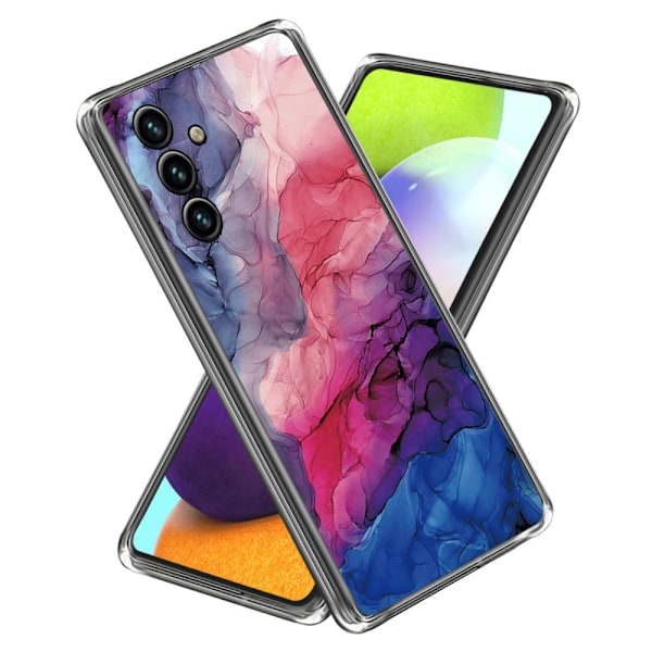 Marble Samsung Galaxy A34 5G Suojakotelo - Aqueous Vibrant Pattern Blue