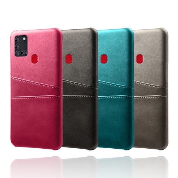 Dual Card Etui Samsung Galaxy A21s - Sort Black