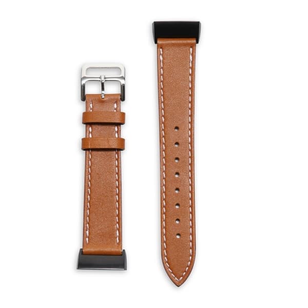 Fitbit Charge tre ekte ur band - Brown Brown