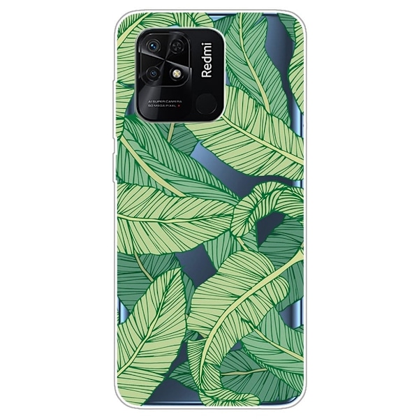 Deco Xiaomi Redmi 10C skal - Gröna Blad Grön