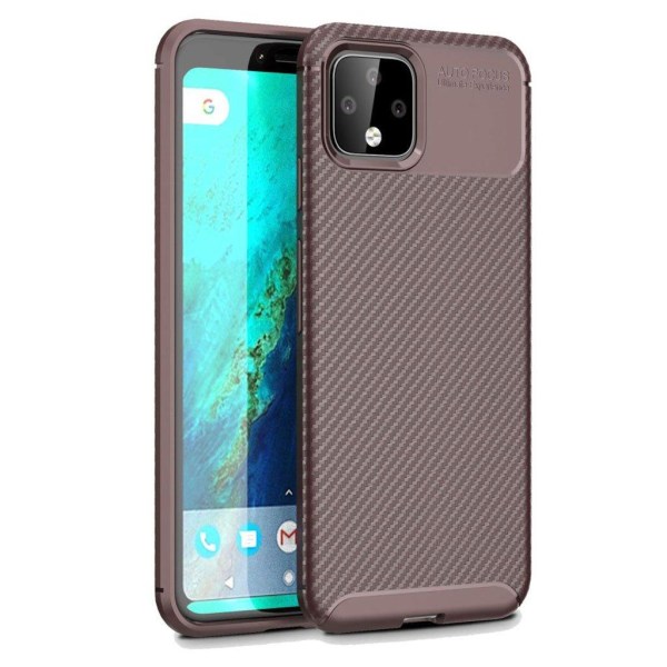 Carbon Shield Google Pixel 4 XL kuoret - Ruskea Brown