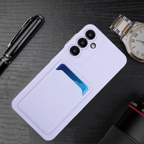Deksel til kortholder for Samsung Galaxy A56 - Lilla Purple