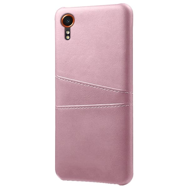Dual Card Samsung Galaxy Xcover 7 deksel - Rose Gull Pink