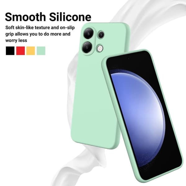 Matta nestesilikoninen kuori Xiaomi Redmi Note 13 - Vihreä Green