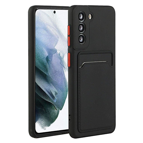 Card Holder Suojakuori For Samsung Galaxy S23 Plus - Musta Black