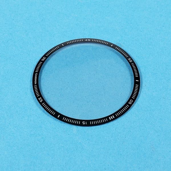 2Pcs Garmin Fenix 6 3D skærmbeskyttelse med buet kant Transparent